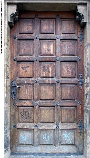 Single Old Wooden Doors