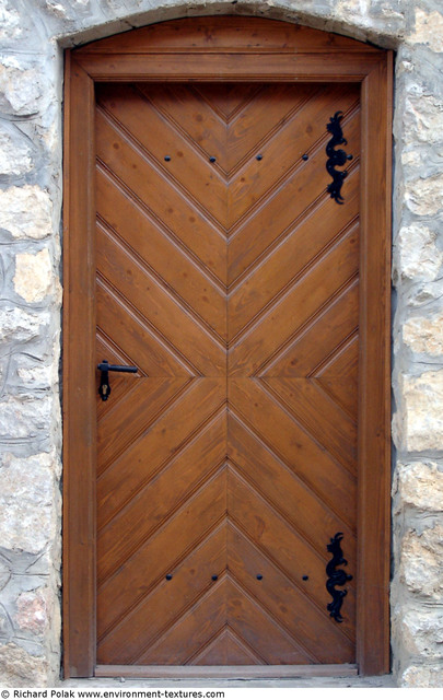 Single Old Wooden Doors