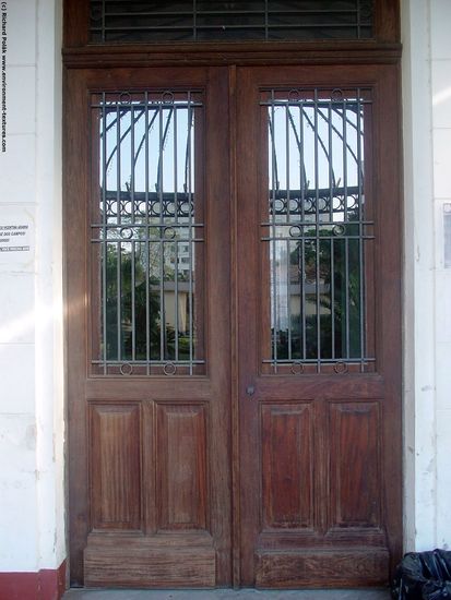 Double Wooden Doors