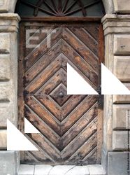 Single Old Wooden Doors