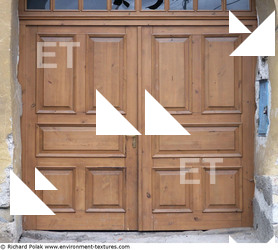 Double Wooden Doors