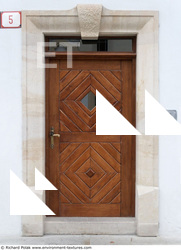 Single Old Wooden Doors