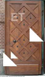 Single Old Wooden Doors