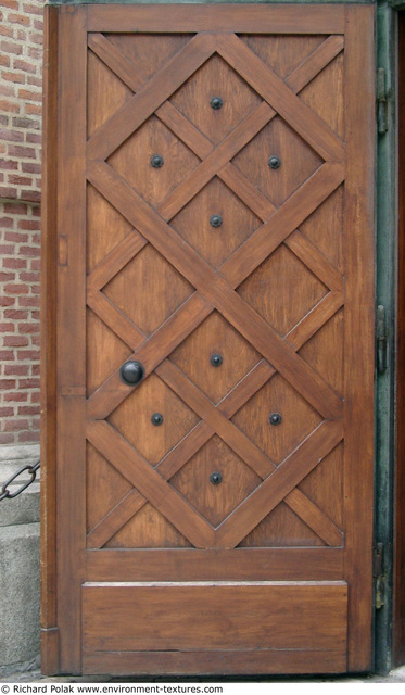 Single Old Wooden Doors