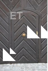 Single Old Wooden Doors