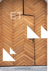 Single Old Wooden Doors