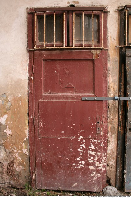 Single Old Wooden Doors