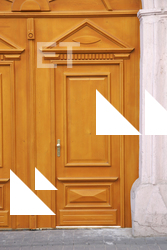 Single Old Wooden Doors