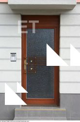 Single New Wooden Doors