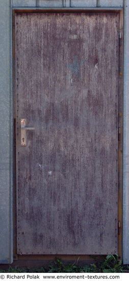 Single Old Wooden Doors