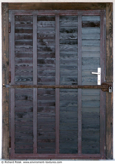 Single Old Wooden Doors