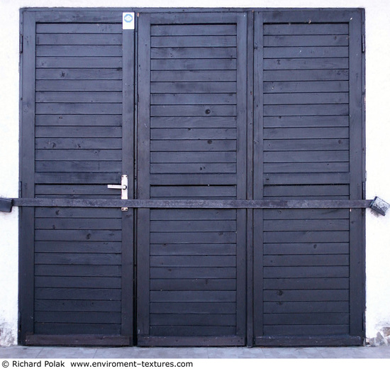 Single Old Wooden Doors