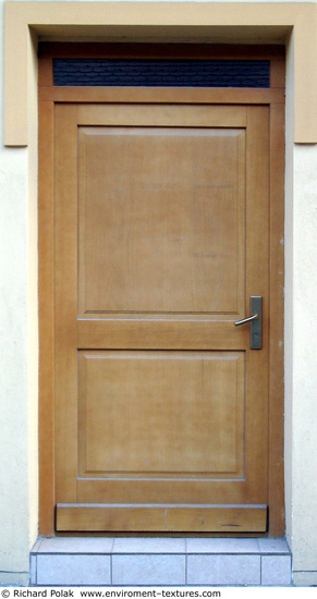 Single New Wooden Doors