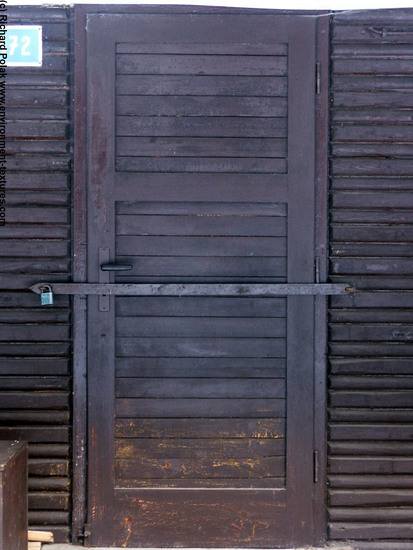 Single Old Wooden Doors