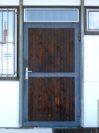 Single Old Wooden Doors