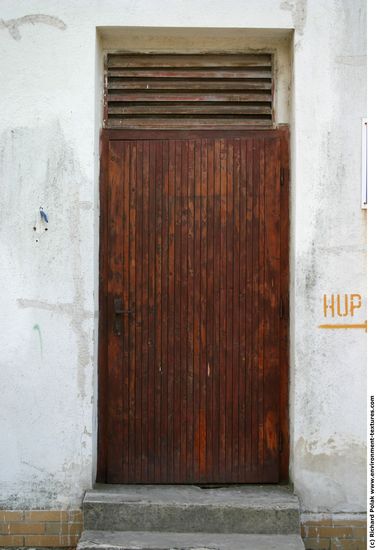 Single Old Wooden Doors