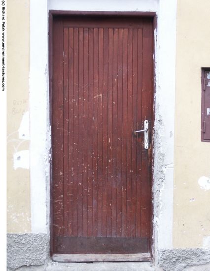 Single Old Wooden Doors