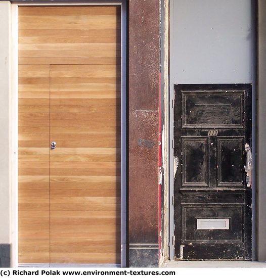 Single Old Wooden Doors