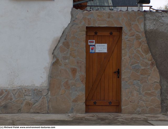 Single Old Wooden Doors