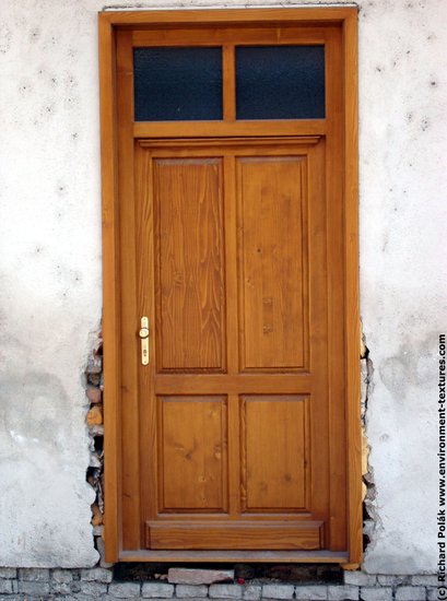 Single New Wooden Doors