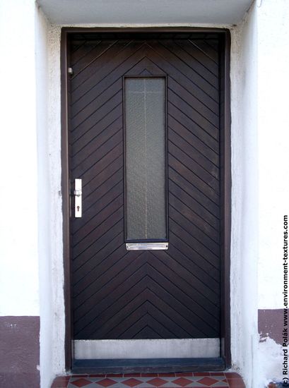 Single Old Wooden Doors