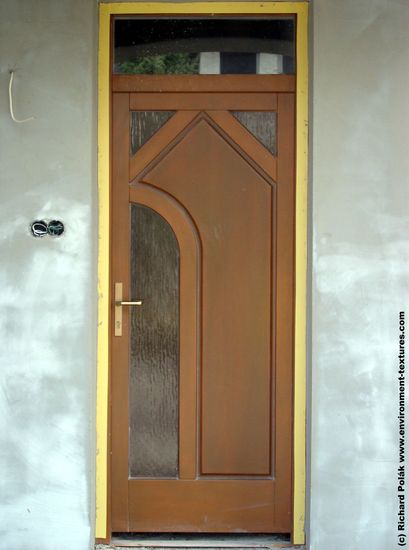 Single New Wooden Doors