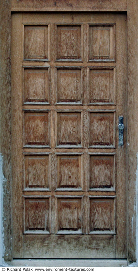 Single Old Wooden Doors