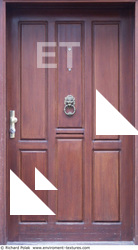 Single New Wooden Doors