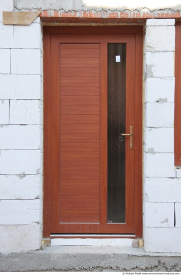 Single New Wooden Doors