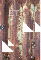 Rusted Corrugated Plates Metal