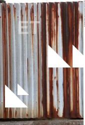 Rusted Corrugated Plates Metal