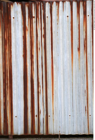 Rusted Corrugated Plates Metal