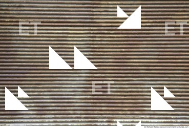 Rusted Corrugated Plates Metal