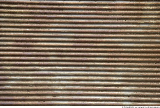 Rusted Corrugated Plates Metal