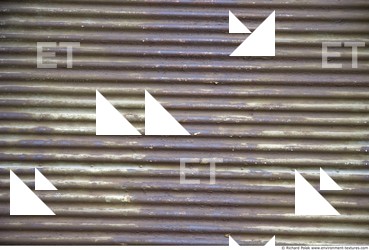 Rusted Corrugated Plates Metal