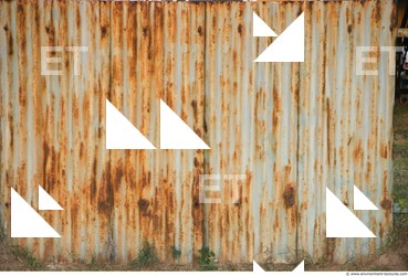 Rusted Corrugated Plates Metal