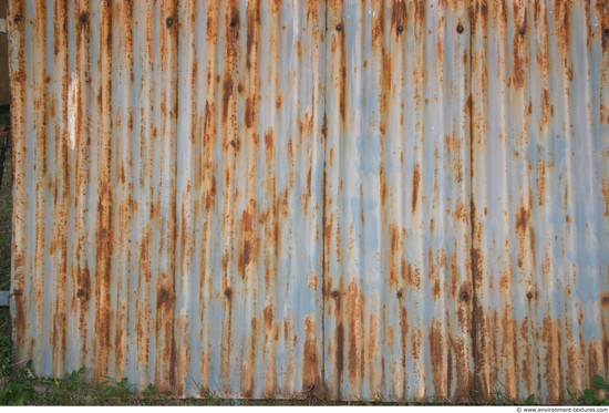 Rusted Corrugated Plates Metal