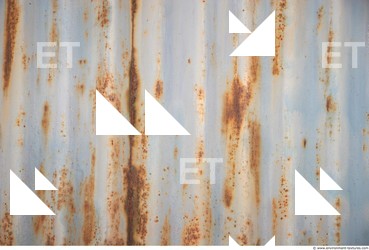Rusted Corrugated Plates Metal