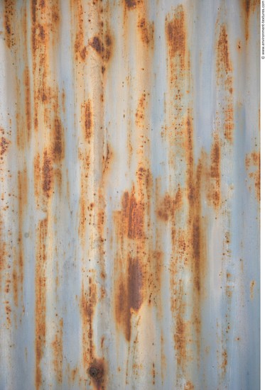 Rusted Corrugated Plates Metal