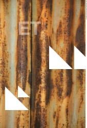 Photo Texture of Metal Corrugated Plates Rusted