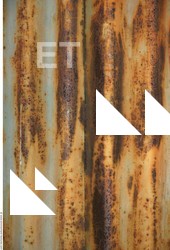 Photo Texture of Metal Corrugated Plates Rusted