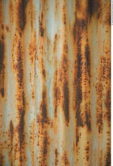 Rusted Corrugated Plates Metal