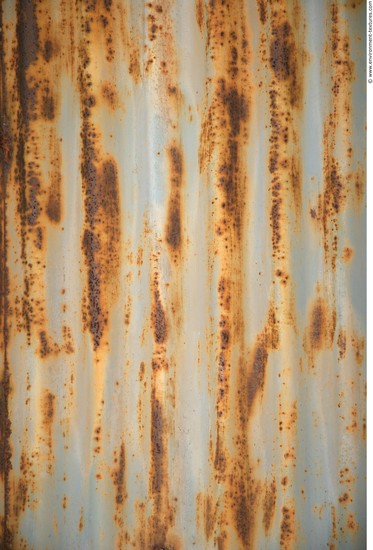 Rusted Corrugated Plates Metal