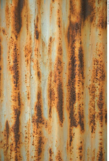 Rusted Corrugated Plates Metal