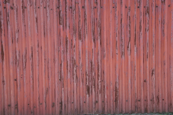 Rusted Corrugated Plates Metal