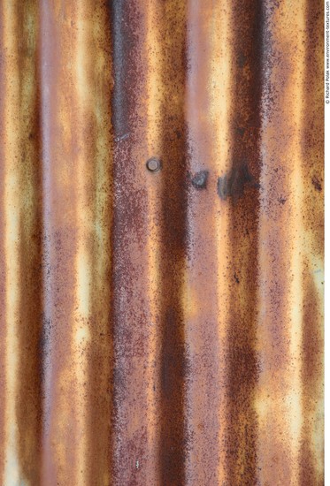 Rusted Corrugated Plates Metal