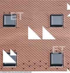 photo texture of roof ceramic