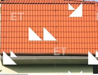 photo texture of roof ceramic