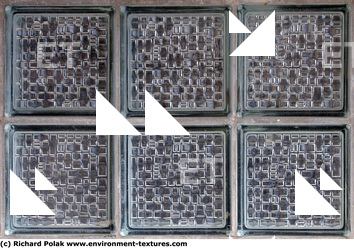 photo texture of window blocks