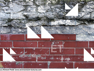 Photo Texture of Broken Tiles